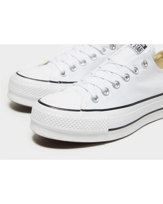 converse platform canvas low top