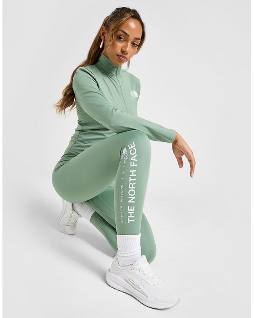 Leggings Tech Graphic di The North Face in Green