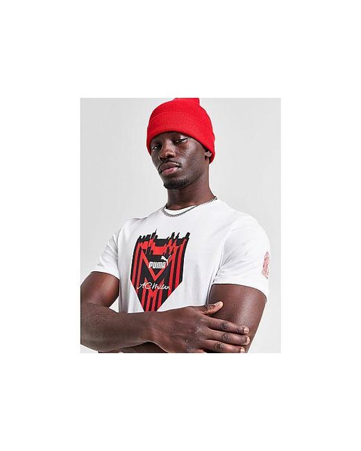 PUMA Red Ac Milan Icons T-shirt for men