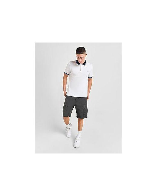 Fred Perry Black Contrast Collar Polo Shirt for men