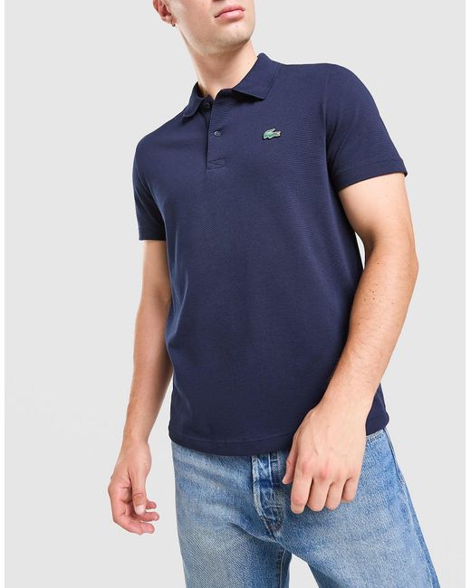Polo Basic Lacoste pour homme en coloris Blue
