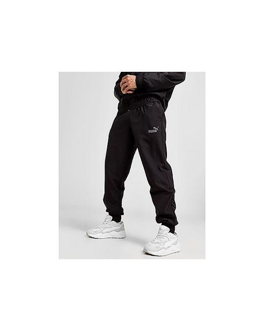 PUMA Black Core Woven Track Pants for men