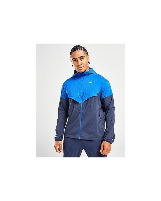 Nike Blue Packable Windrunner Jacket for men