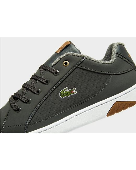 lacoste mens deviation 2 trainers grey