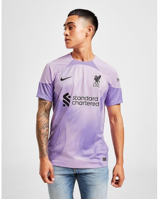 Nike Synthetic Liverpool Fc 2022/23 Home Goalkeeper Shirt in Purple for ...