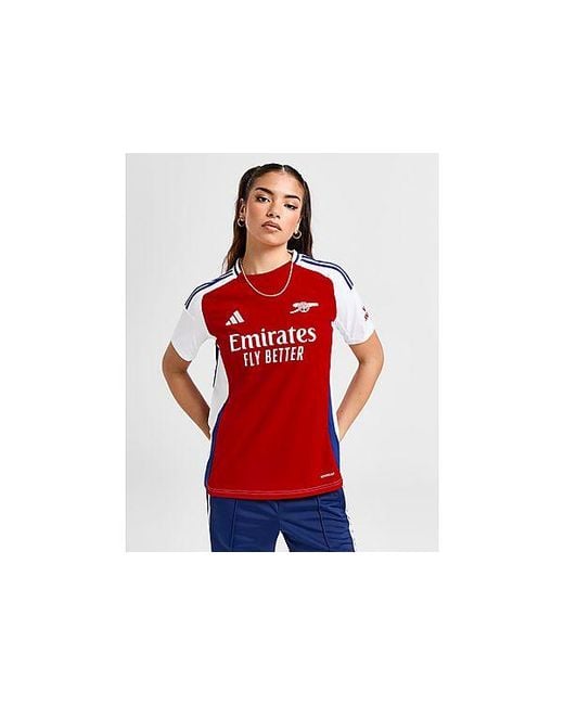 Adidas Red Arsenal Fc 2024/25 Home Shirt