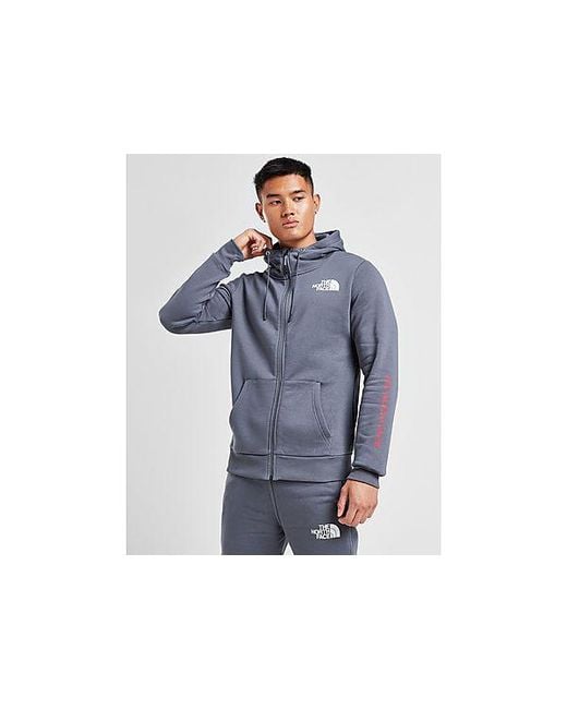 The North Face Outline Full Zip Hoodie in Black for Men | Lyst UK