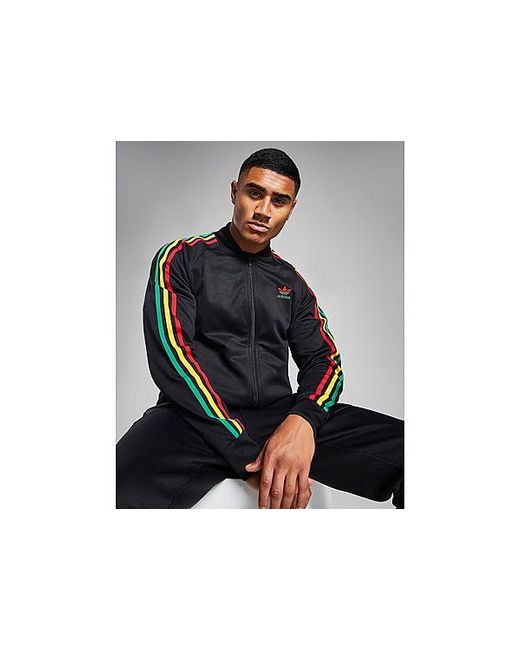 Adidas Originals Black Sst Track Top for men
