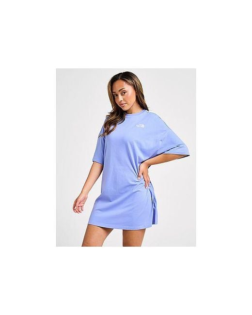 The North Face Blue Simple Dome T-shirt Dress