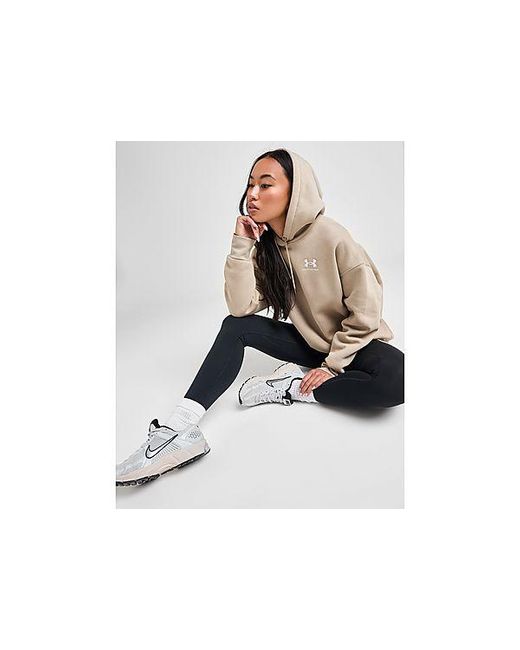 Under Armour Black Icon Fleece Overhead Hoodie