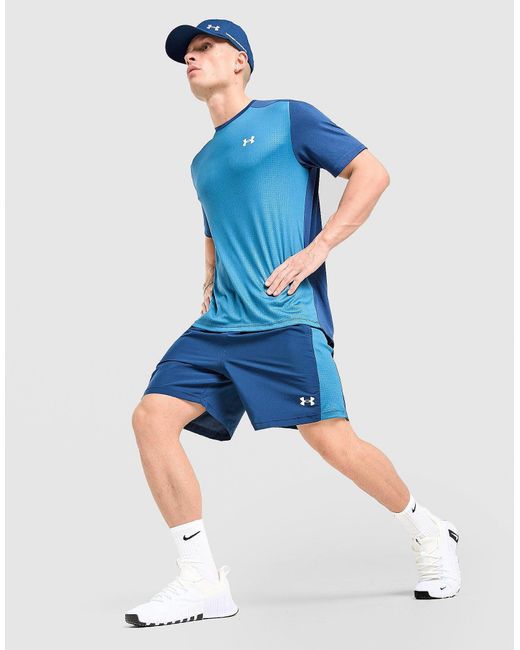 Short Tech Grid Under Armour pour homme en coloris Blue