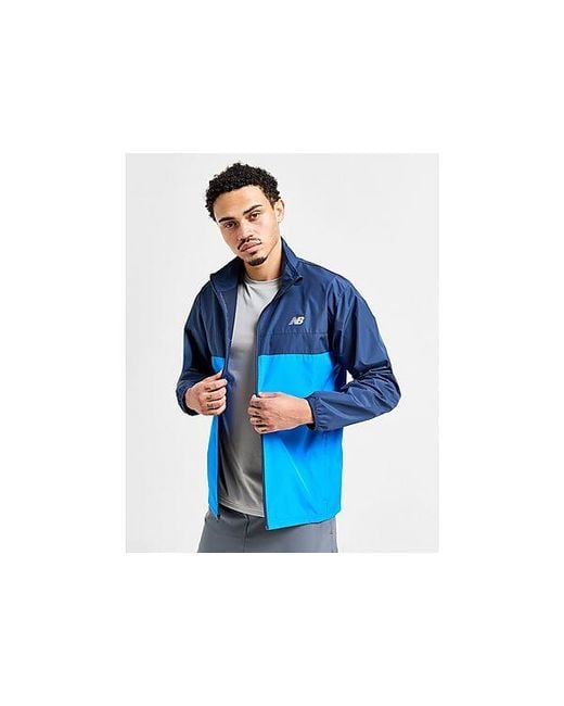Veste de Running Essentials New Balance pour homme en coloris Blue