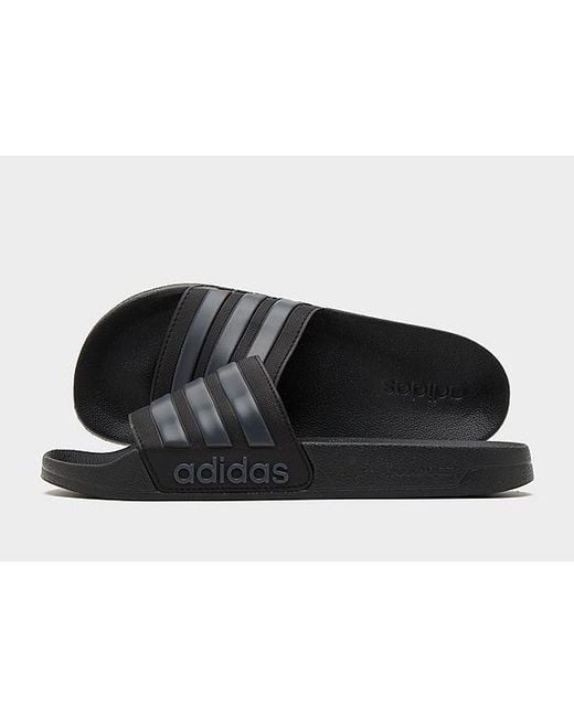 Adidas Originals Black Adilette Slides for men