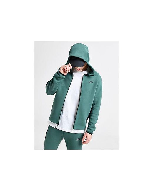 Nike Green Tech Fleece Full Zip Hoodie for men