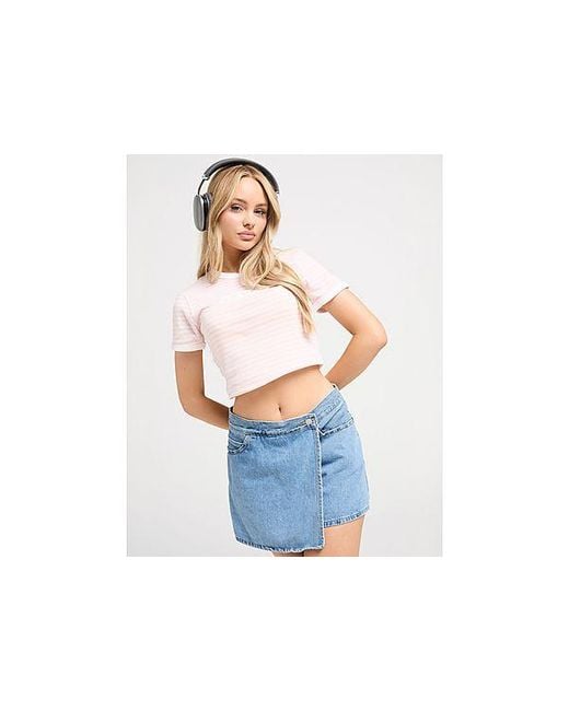 Levi's Blue Levi's Denim Wrap Skort