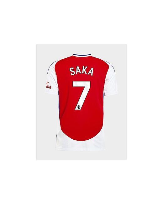Adidas Red Arsenal Fc 2024/25 Saka #7 Home Shirt for men