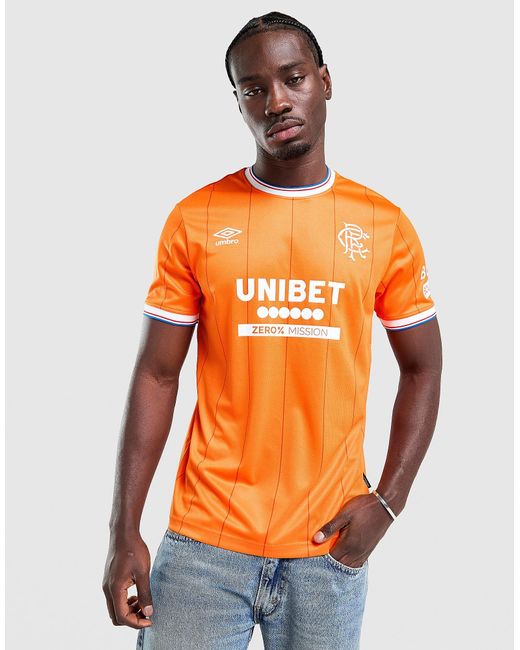 Rangers Fc 2025/26 Fourth Maglia di Umbro in Orange da Uomo