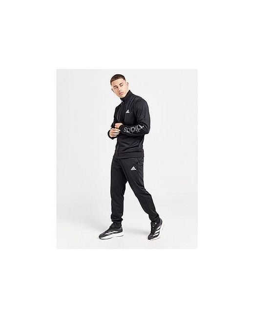 Adidas poly tracksuit sale
