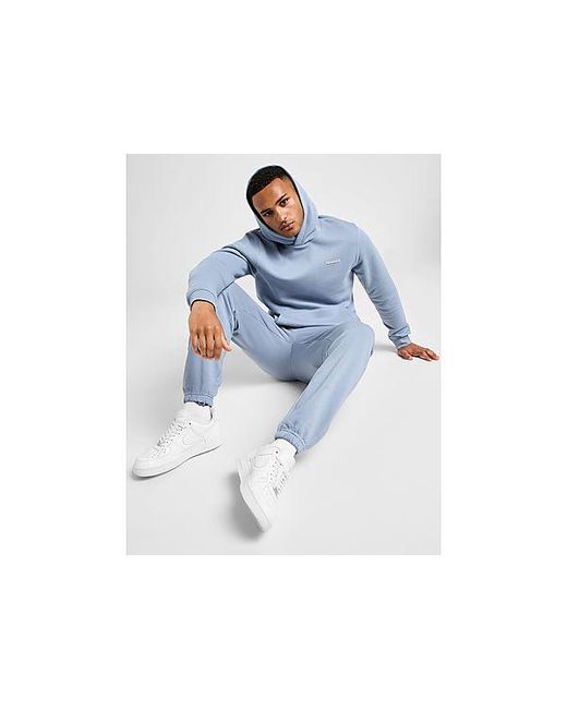 McKenzie Black Essential Overhead Hooded Tracksuit for men