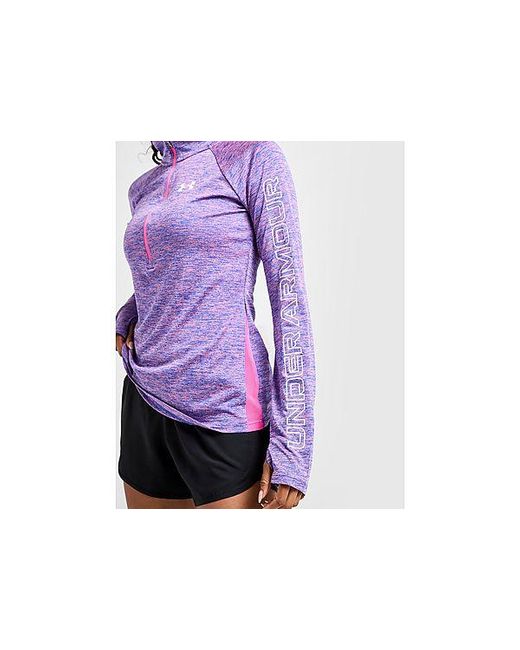 Under Armour Purple Tech 1/4 Zip Top