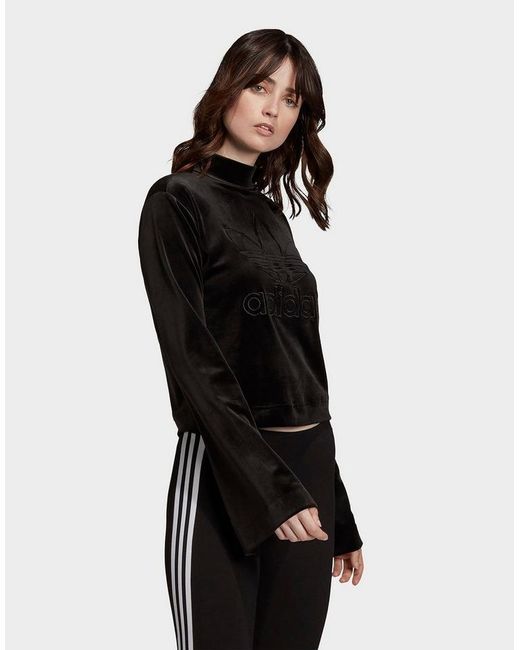 adidas velvet sweatshirt