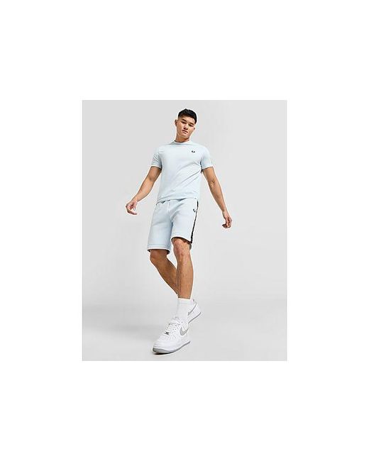 Fred Perry Black Tape Shorts for men