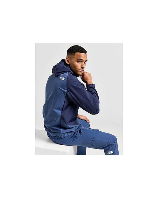 The North Face Blue Trishull 1/4 Zip Jacket for men
