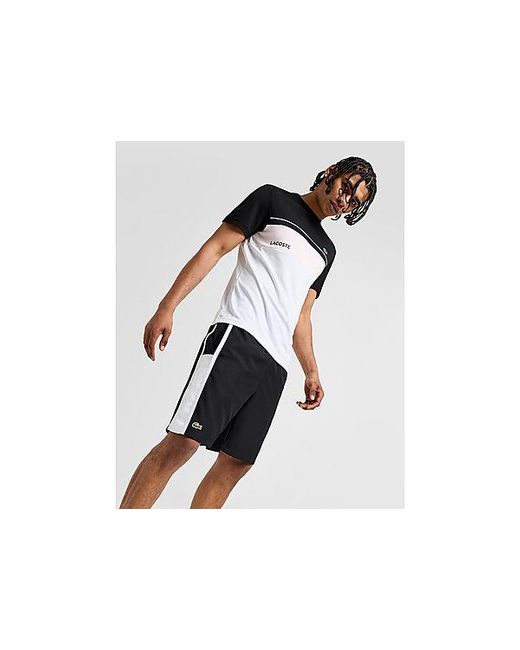 Lacoste Black Woven Shorts for men