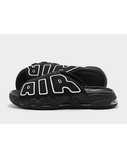 Nike Air More Uptempo Slides in Black for Men | Lyst UK