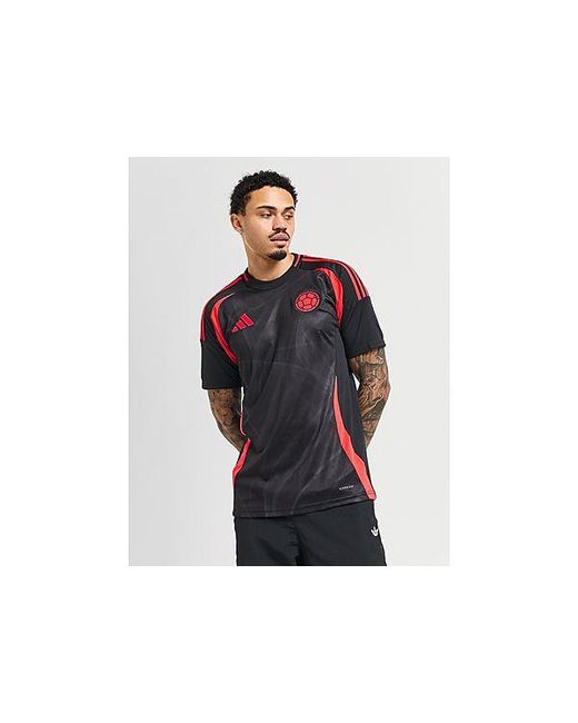 Adidas Black Colombia 2024/25 Away Shirt for men