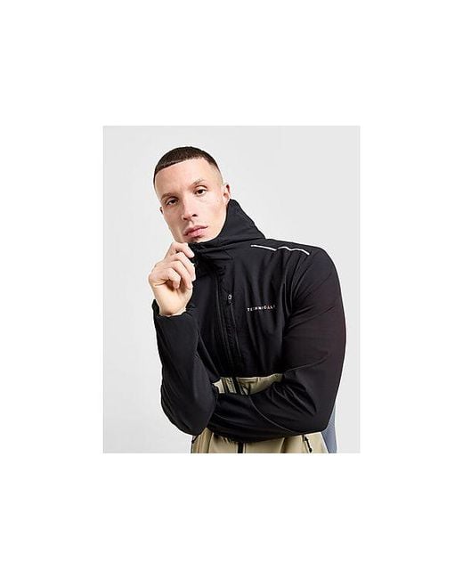 TECHNICALS Black Tubo Jacket for men
