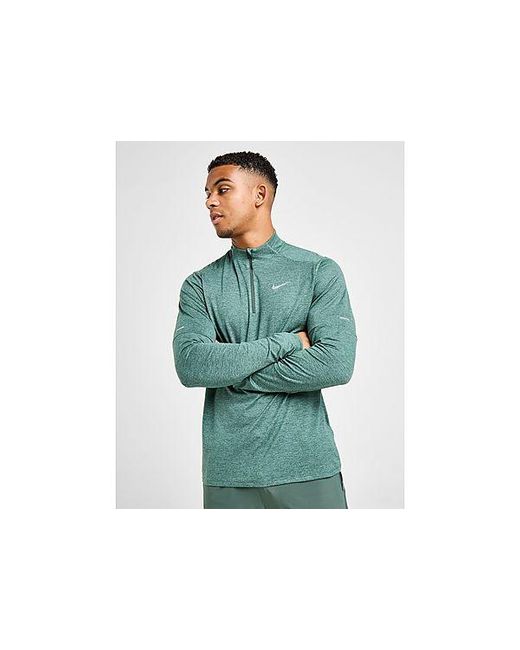 Element 1/4 Zip Maglia tecnica di Nike in Green da Uomo