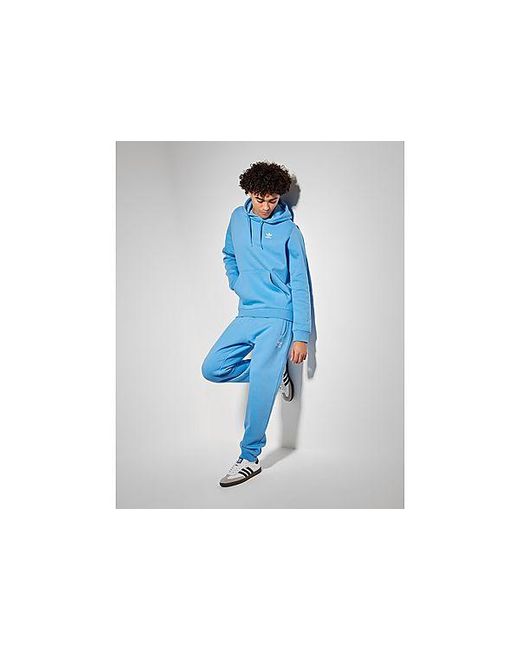 Adidas Originals Blue Trefoil Essential Joggers for men