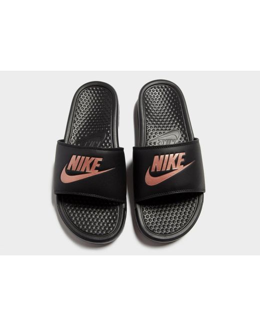 black just do it slides