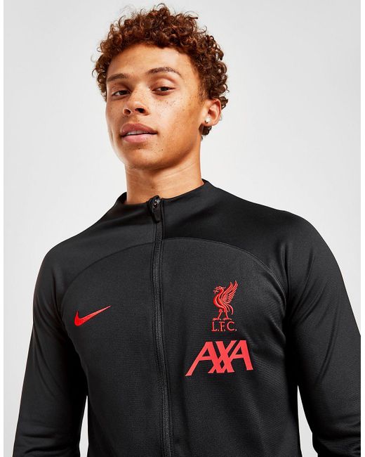 Nike Synthetic Liverpool Fc Strike Track Jacket in Black for Men | Lyst UK