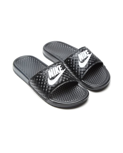 nike just do it black slides