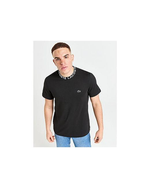 Lacoste Black Ringer T-shirt for men