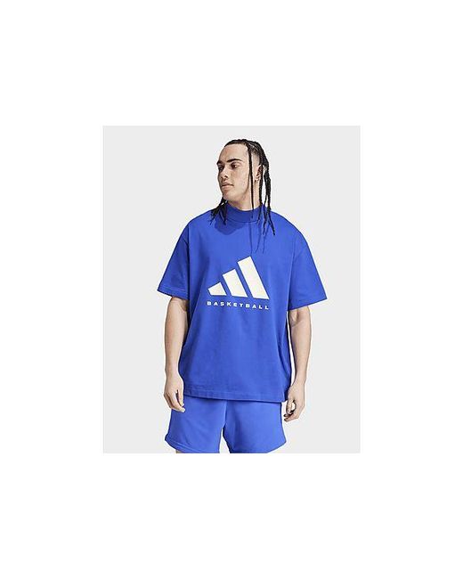 Adidas Blue Basketball T-shirt