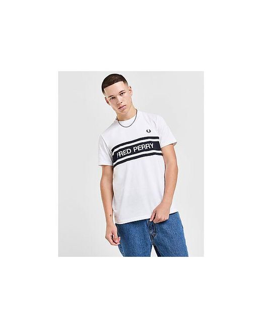 Fred Perry Black Panel T-shirt for men