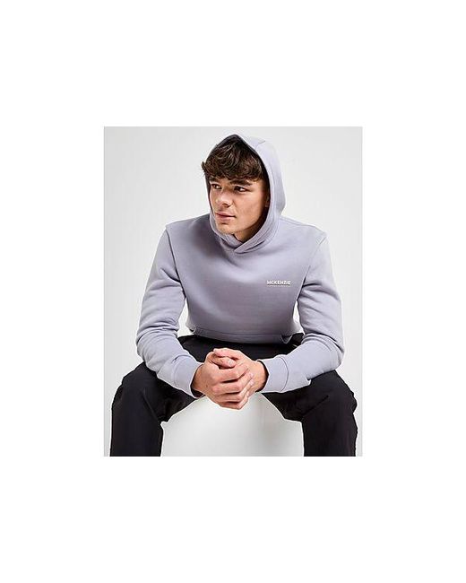 McKenzie Black Essential Overhead Hoodie for men