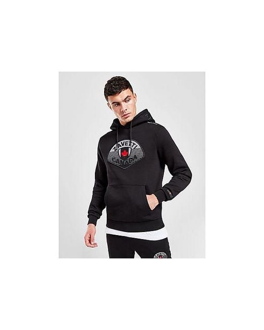 Zavetti Canada Black Botticini Hoodie for men