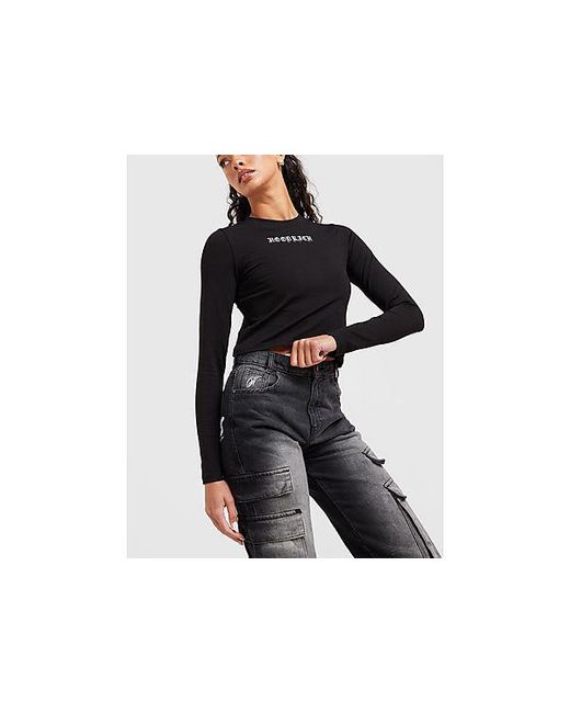 Hoodrich Black Script Cargo Jeans