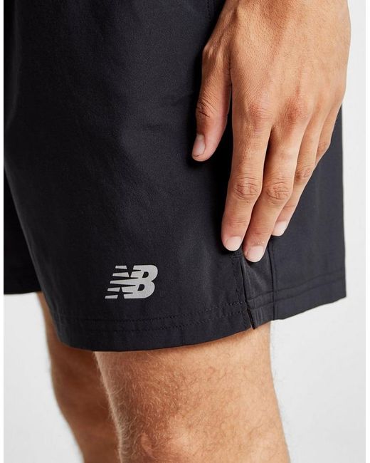 New Balance Synthetic Core Running Shorts in Black for Men Save 25