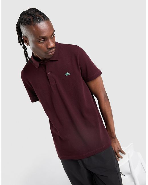 Polo Basic Lacoste pour homme en coloris Purple