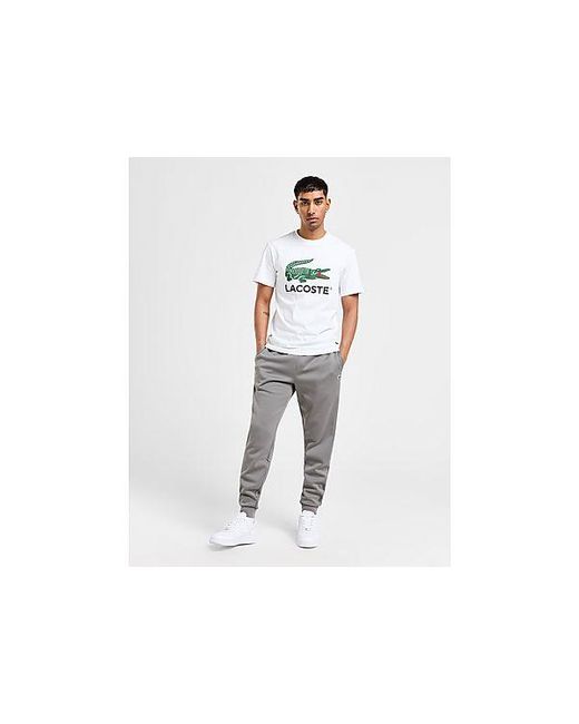 Lacoste Black Poly Cargo Track Pants for men