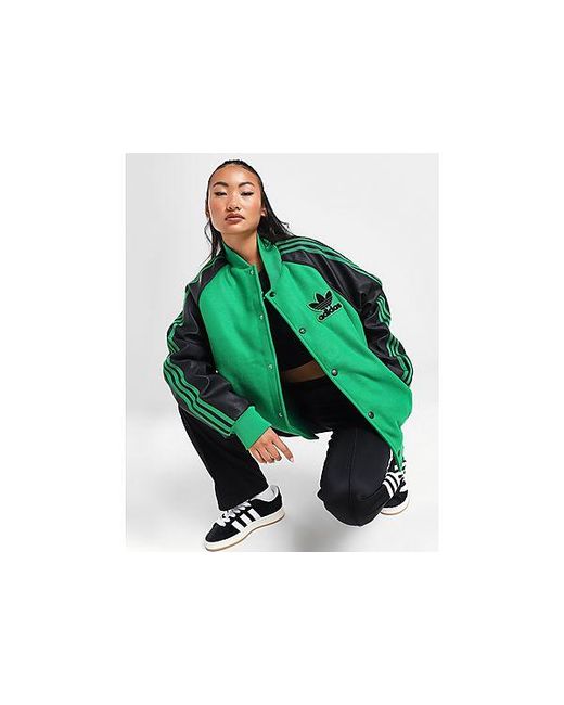 Adidas Originals Green Varsity Jacket