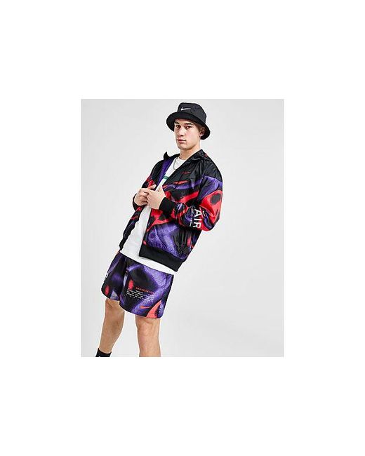 Nike Black All Over Print Windrunner Jacket