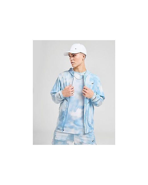 Nike Blue Run Division All Over Print Jacket for men