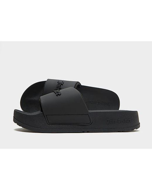 Juicy Couture Black Breanna Stacked Slides
