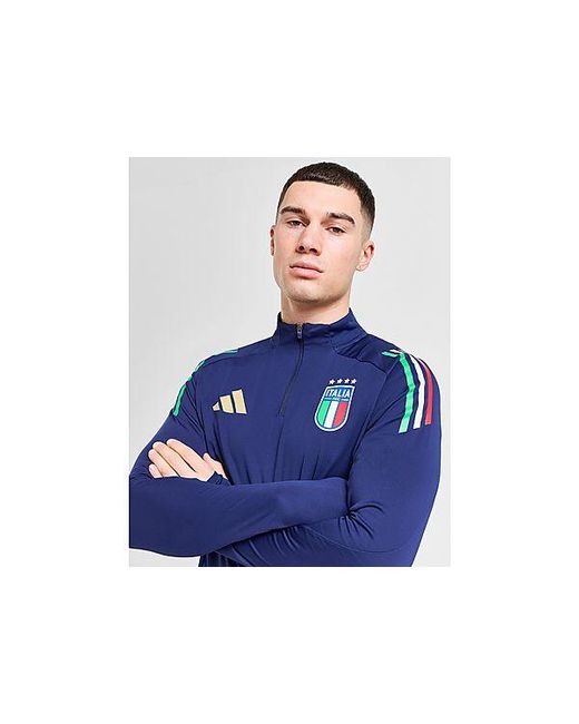Felpa Italia Allenamento Tiro 24 di Adidas in Blue da Uomo